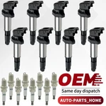 8 Pack Ignition Coil & Spark Plug Wire For Bmw 550 650i 750i X5 4.8l Uf515 Uf522. Fixed Price $65.52.