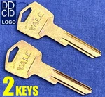 Dpcd Logo 2 Vintage Yale Key Blank, 1957-1958 Dodge Car Ignition Or Door 1704k. Fixed Price $19.95.