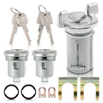 Chrome Ignition Key Switch Cylinder & Door Lock Pair Set W/ Keys For Chevrolet. Fixed Price $24.99.