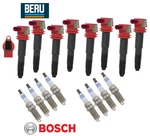 Ignition Coil Beru & Spark Plug (8sets) Oem For Porsche Cayenne Panamera Turbo. Fixed Price $578.52.