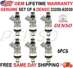 New Oem Denso 6x Fuel Injectors 1995-1998 Toyota Tacoma Sr5, Dlx Pickup 3.4l V6. Fixed Price $220.00.
