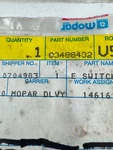 Mopar Ignition Key Buzzer Warning Switch. Fixed Price $29.45.