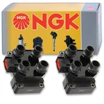 2 Pcs Ngk Ignition Coil For 1997-1999 Ford F-150 4.6l V8 - Spark Plug Tune Rs. Fixed Price $143.25.