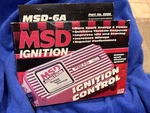 Msd-6a Ignition Control Module New In Box Never Used (multiple Spark Discharge). Fixed Price $210.00.