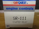 Carquest Starter Relay Sr-111 Nos Free Shipping. Fixed Price $20.00.