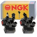 2 Pcs Ngk Ignition Coil For 1996-2001 Ford Explorer 5.0l V8 - Spark Plug Dd. Fixed Price $146.18.