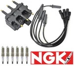 Oem Ignition Coil & 6x Ngk Spark Plug Wires For Chrysler Dodge V6 Uf305. Fixed Price $161.52.