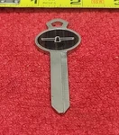 Ford Thunderbird 1978 Diamond Jubilee Woodgrain Key Blank Fits All 1965-1984. Fixed Price $25.95.
