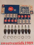 Nos Ac-44s Spark Plugs .. Gto, Firebird Made In Usa Gm #5612386. Fixed Price $95.00.