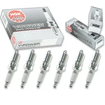 6 Pcs Ngk V-power Spark Plugs For 1987-1989 Peugeot 505 2.8l V6 - Engine Kit Oi. Fixed Price $25.53.