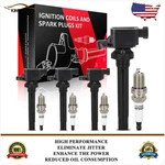 Ignition Coils & Iridium Spark Plugs Kit For 2007-2009 Suzuki Sx4 L4 2.0l Uf562. Fixed Price $54.99.