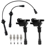 2x Uf407 Ignition Coil Pack & Spark Plug Wire Set For 01-05 Mazda Protege 2.0l. Fixed Price $53.99.