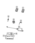 Genuine Mopar Ignition Switch Module 68577144ab. Fixed Price $94.13.