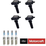 Ignition Coil Pack Motorcraft Spark Plug Set Of 4 For Ford Edge Escape Explorer. Fixed Price $212.03.