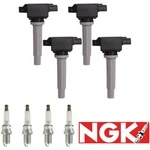 Ignition Coils And 4 Ngk Iridium Spark Plugs Fits 2020 Toyota Yaris 1.5l. Fixed Price $185.17.