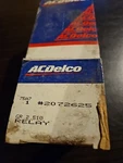 Nos Ac Delco 2072625 Engine Run Relay For Chevy/gmc Trucks/buses. Fixed Price $35.00.