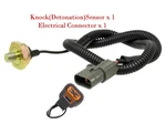 Knock Detonation Sensor + Electrical Connector Fits Mitsubishi Montero 1994-2006. Fixed Price $24.00.