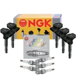 Ngk 5 Cop Ignition Coils & V-power Spark Plugs Kit For Vw Beetle Jetta Rabbit. Fixed Price $163.95.