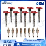 8x Oem Ignition Coil + Iridium Spark Plug For Audi A6 A8 Q7 R8 S5 4.2l V8 Uf529. Fixed Price $299.00.