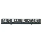 Ignition Plate Inacc-off-on-startin. Fixed Price $36.95.