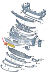 New Vw Id.4 E21 Front Bumper License Plate Holder 11a8072879b9 Original. Fixed Price $83.76.
