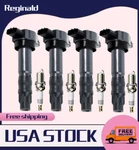 4 Ignition Coils & Spark Plugs Oem For Mitsubishi Eclipse Galant Outlander Uf532. Fixed Price $46.39.