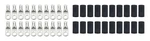 Quickcar 57-570-20 8 Awg 1/4 In. Hole Power Rings 20-pack With Heat Shrink. Fixed Price $48.71.