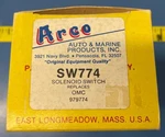 Arco Sw774 Replacement Solenoid For Mercury Brp-omc 12v 979774 Grounded Base. Fixed Price $34.99.