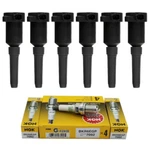 New Set Of 6 Ignition Coil & Ngk G-power Spark Plug For Jaguar Xj6 Xjr Xjs 4.0l. Fixed Price $144.99.