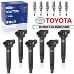 6x Genuine Ignition Coil 90919-02256 For Toyota Lexus V8 V6 I4 Scion Tc 05-2022. Fixed Price $79.99.