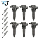 6x Ignition Coil+iridium Spark Plug Kit For 2010-2017 Hyundai Genesis. Fixed Price $68.83.