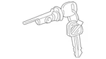Genuine Toyota 2001-2007 Sequoia Cylinder & Keys 69057-34040. Fixed Price $335.33.