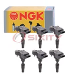 6 Pc Ngk Ignition Coils For 2017-2018 Cadillac Cts 3.6l V6 Spark Plug Wire Dy. Fixed Price $360.19.