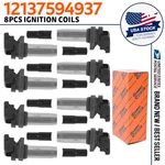 Set Of 8 Ignition Coils 12137594937 For Bmw E60 E64 E71 F10 F16 X5 X6 Z4 V8. Fixed Price $96.94.