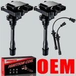 Brand 2x Oem Ignition Coil & Wire For Mitsubishi Lancer Eclipse 2.0l 2.4l Uf295. Fixed Price $48.94.