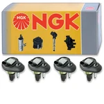 4 Pcs Ngk Ignition Coil For 2008 Isuzu I-290 2.9l L4 - Spark Plug Tune Up Ki Aw. Fixed Price $245.28.