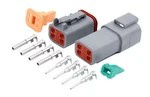 Quickcar Racing Products 71-342 Deutsch Connector - 4-pin. Fixed Price $19.80.