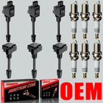 Brand 6x Oem Ignition Coil & Iridium Spark Plug For Nissan Infiniti Uf348 Uf363. Fixed Price $69.34.