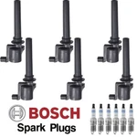 Uf406 Mk Ignition Coil & Bosch Double Iridium Spark Plug For Mazda Tribute 3.0l. Fixed Price $80.36.