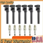 6 Spark Plugs And Dg500 Ignition Coils Pack For Ford Escape Mazda Mercury 3.0l. Fixed Price $37.99.