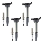 4x Ignition Coil + Iridium Spark Plug Oem For Toyota Corolla Prius 1.8l Uf596. Fixed Price $39.69.