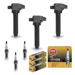3pc Ignition Coil + Ngk Platinum Spark Plug Fit 14-15 Mitsubishi Mirage 1.2l. Fixed Price $81.49.
