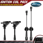 2x Ignition Coils & Spark Plug Wires For Mitsubishi Eclipse Chrysler Dodge. Fixed Price $44.99.