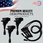 3x Ignition Coil + Wire Set Oem For Hyundai Santa Fe Xg350 Kia Amanti 3.5l Uf439. Fixed Price $69.34.