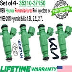 Oem Bosch X4 Fuel Injectors For 99-10 Hyundai & Kia 1.6l, 2.5l, 2.7l 35310-37150. Fixed Price $99.99.