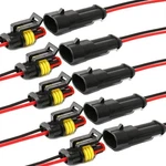 Yetor Way Car Waterproof Electrical Connector,16 Awg 2 2pin Connector--5pack. Fixed Price $14.05.