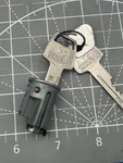 Vintage Chrysler Dodge Plymouth Ignition Lock Cylinder W/2 Keys 1942-68. Fixed Price $40.00.
