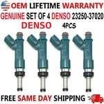 Oem Denso X4 Fuel Injectors For Toyota Prius & Lexus Ct200h 1.8l I4 #23250-37020. Fixed Price $65.69.