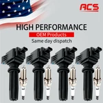 4x Oem Ignition Coil + Spark Plug For Ford Fusion Focus Lincoln 2.0l 2.3l Uf670. Fixed Price $38.74.