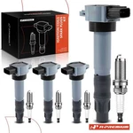 A-premium 4x Ignition Coil & Iridium Spark Plug For Mitsubishi Outlander Lancer. Fixed Price $70.49.